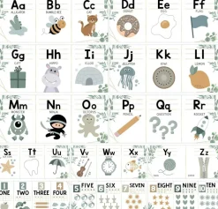 ABC Letters and Numbers Posters for Preschool and Kindergarten