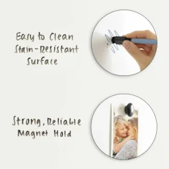 Accent Bronze Narrow Framed Dry Erase Magnetic Board