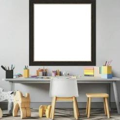 Accent Bronze Narrow Framed Dry Erase Magnetic Board