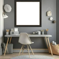 Accent Bronze Narrow Framed Dry Erase Magnetic Board