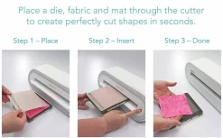 AccuQuilt GO! Bolt™ Electric Fabric Cutter Starter Set – Compact, Portable Cutting for Quilting