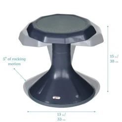 ACE Active Core Engagement Wobble Stool, Flexible Seating, 15in Seat Height