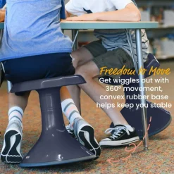ACE Active Core Engagement Wobble Stool, Flexible Seating, 15in Seat Height