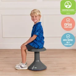 ACE Active Core Engagement Wobble Stool, Flexible Seating, 15in Seat Height