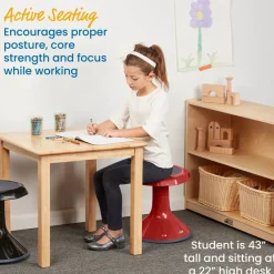 ACE Active Core Engagement Wobble Stool, Flexible Seating, 15in Seat Height