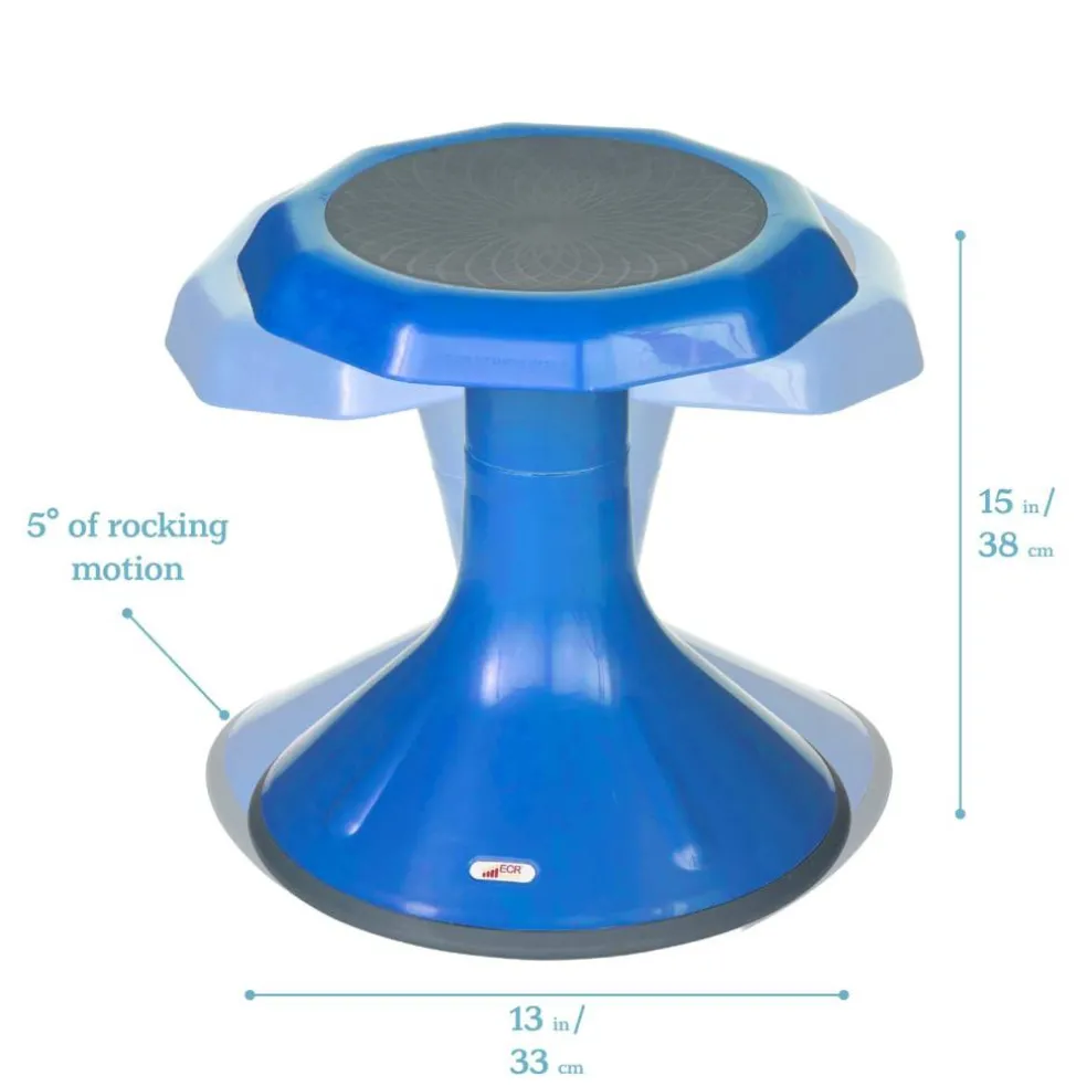 ACE Active Core Engagement Wobble Stool, Flexible Seating, 15in Seat Height