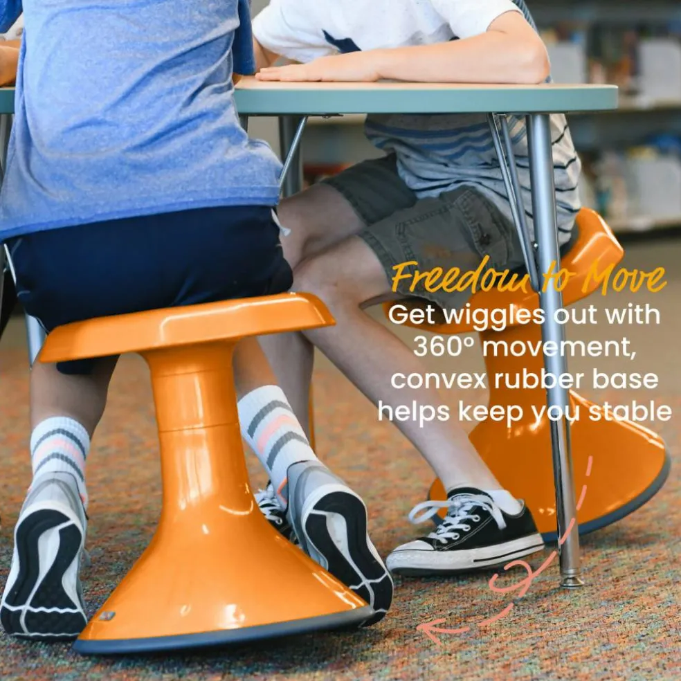 ACE Active Core Engagement Wobble Stool, Flexible Seating, 15in Seat Height