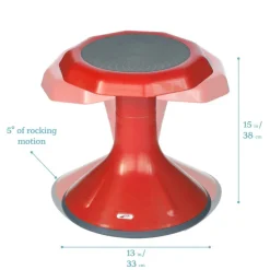 ACE Active Core Engagement Wobble Stool, Flexible Seating, 15in Seat Height