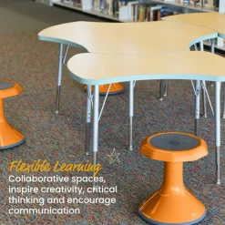 ACE Active Core Engagement Wobble Stool, Flexible Seating, 15in Seat Height