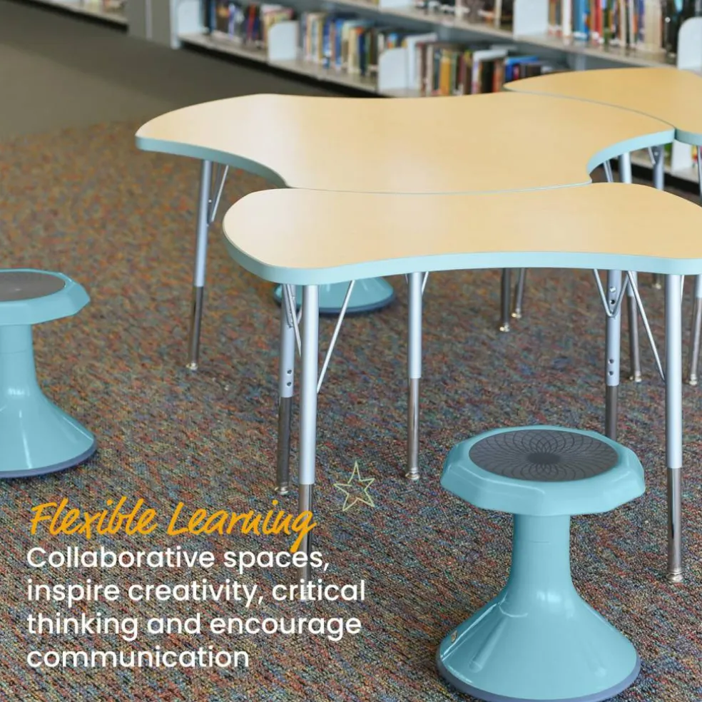 ACE Active Core Engagement Wobble Stool, Flexible Seating, 15in Seat Height