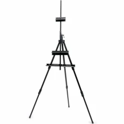 Adjustable Black Aluminum Floor Easel by Artist's Loftâ„¢