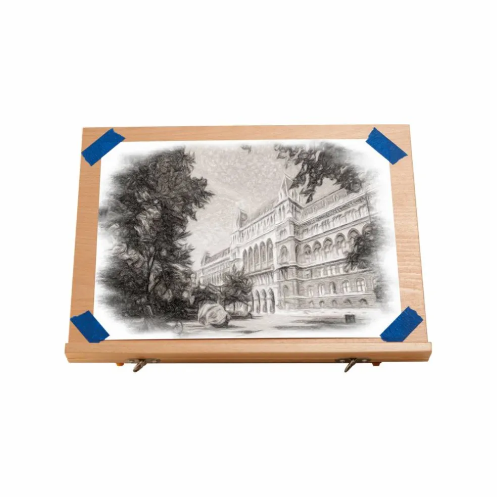 Adjustable Flat Surface Wood Table Easel by Artist's Loft®
