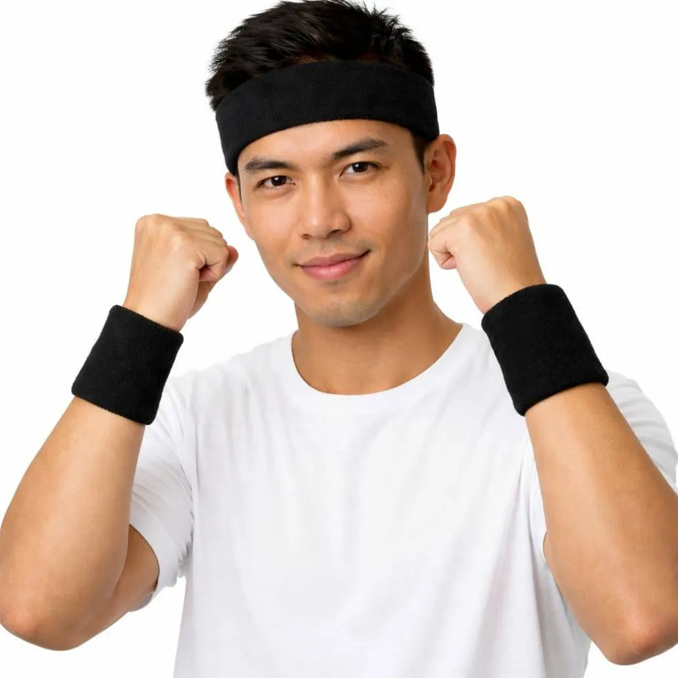 Adult Costume 3-Piece Sweat Band Set