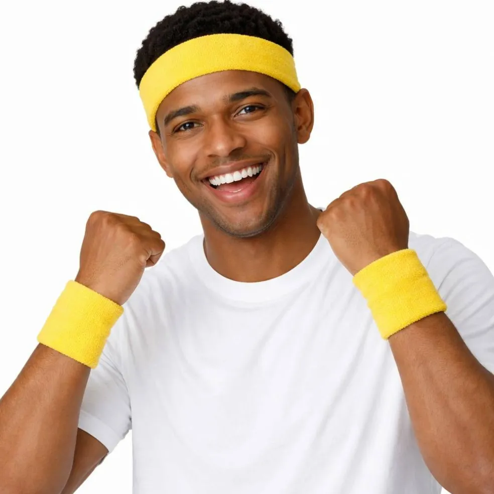 Adult Costume 3-Piece Sweat Band Set