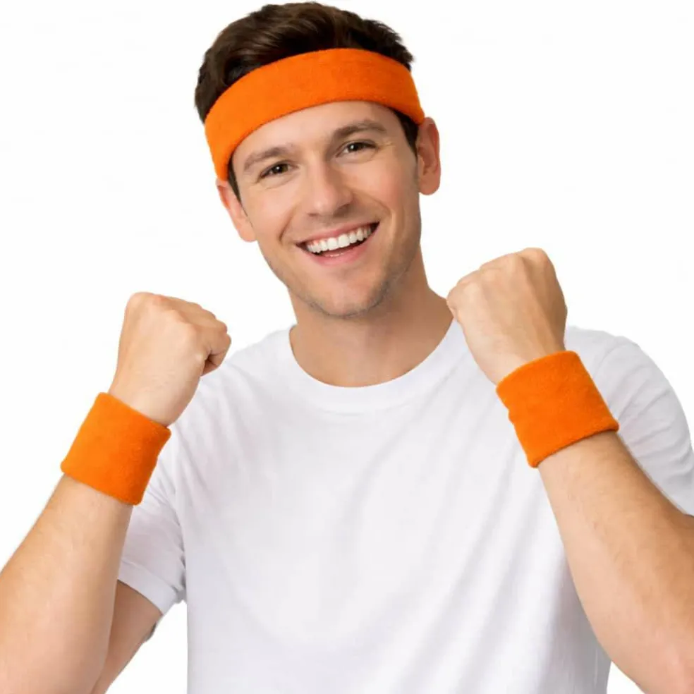 Adult Costume 3-Piece Sweat Band Set