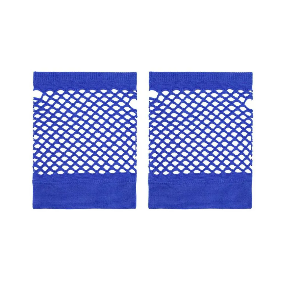 Adult Fingerless Costume Fishnet Gloves