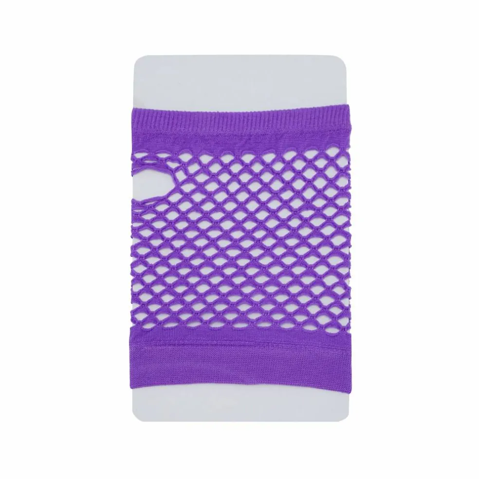 Adult Fingerless Costume Fishnet Gloves