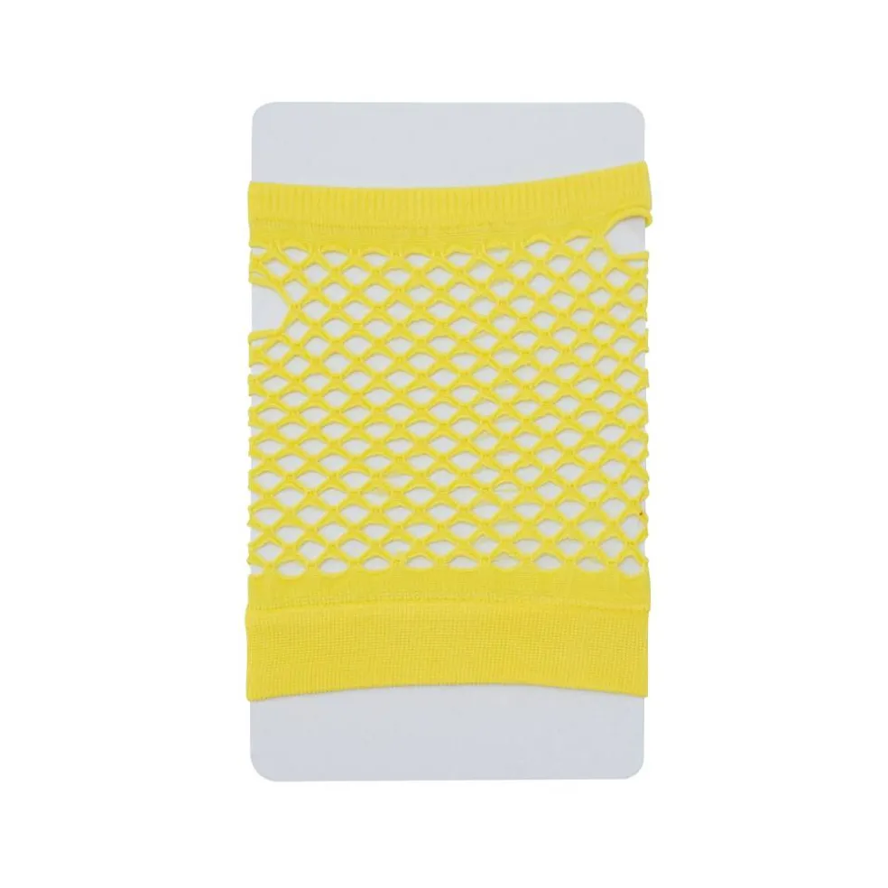 Adult Fingerless Costume Fishnet Gloves