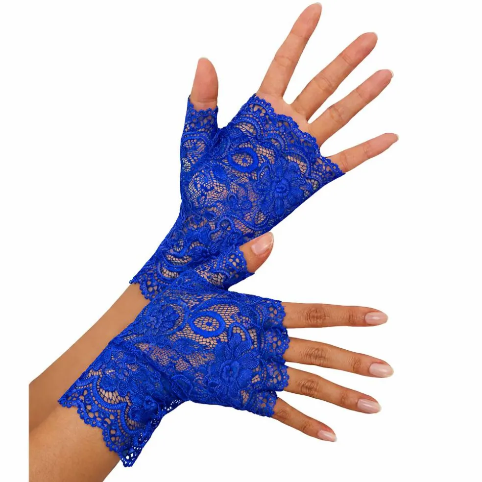 Adult Lace Fingerless Costume Gloves