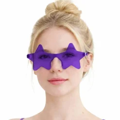 Adult Plastic Star Costume Glasses