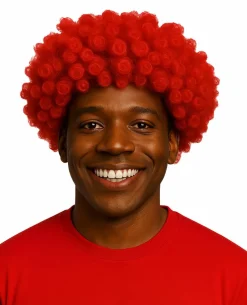 Adult Short Curly Costume Wig
