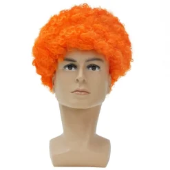 Adult Short Curly Costume Wig