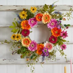 26” African Sunflower Wreath