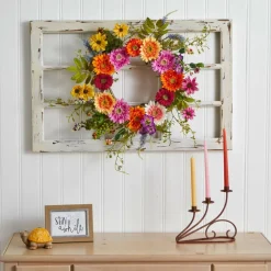 26” African Sunflower Wreath