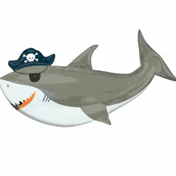 41" Ahoy Birthday Shark Foil Balloon