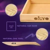 Air Clay Craft Kit Wood&Craft DIY "Succulents" TENDERNESS