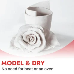 Air-Hardening Modeling Clay, 2.2 Lb. Block, White Color (387500)
