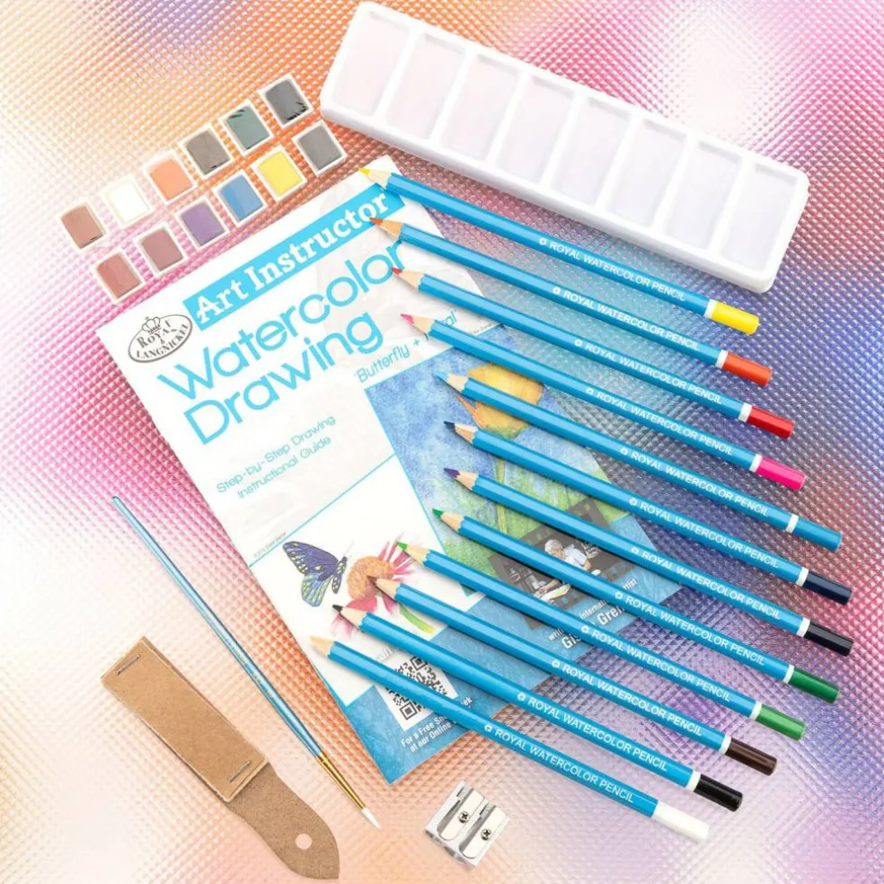 AIS-WPN3106 | Watercolor Drawing Clearview Art Set - 30pc
