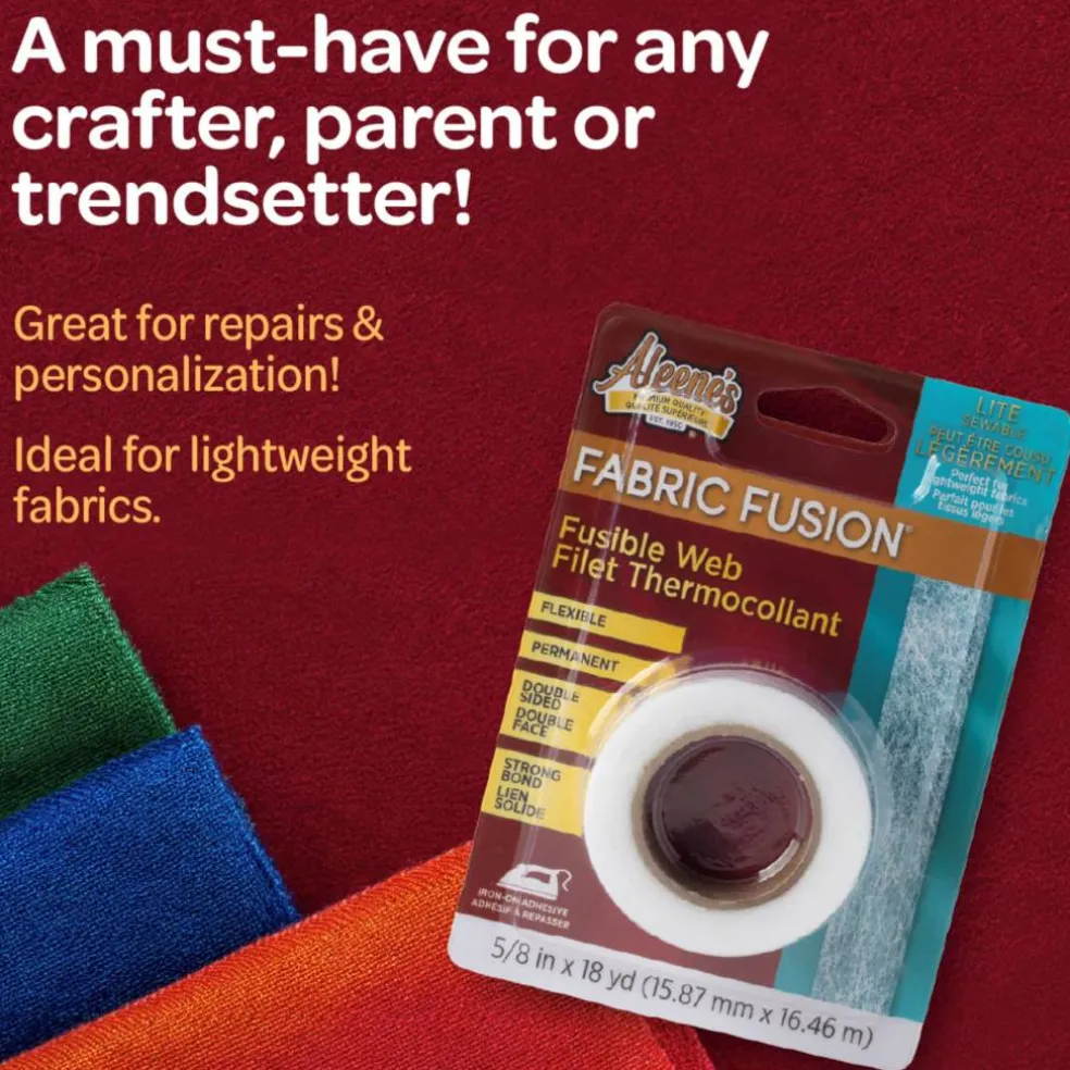 Aleene's® Fabric Fusion® White Lite Fusible Web