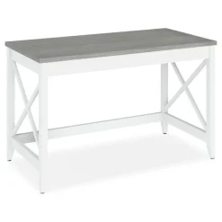 Alera 47.24 in. x 23.62 in. x 29.53 in. Farmhouse Writing Desk - Gray
