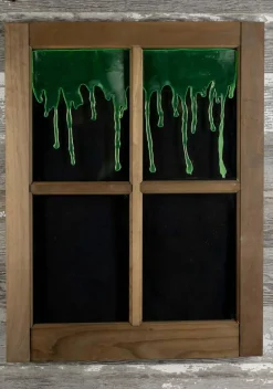 Alien Dripping Ooze Window Halloween Decoration