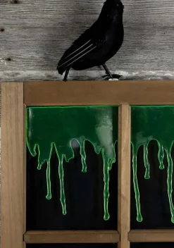 Alien Dripping Ooze Window Halloween Decoration