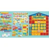 All-In-One Schoolhouse Calendar Bulletin Board Set