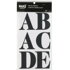 3" Alphabet Iron-On Transfers by Make Market®
