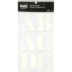 3" Alphabet Iron-On Transfers by Make Market®