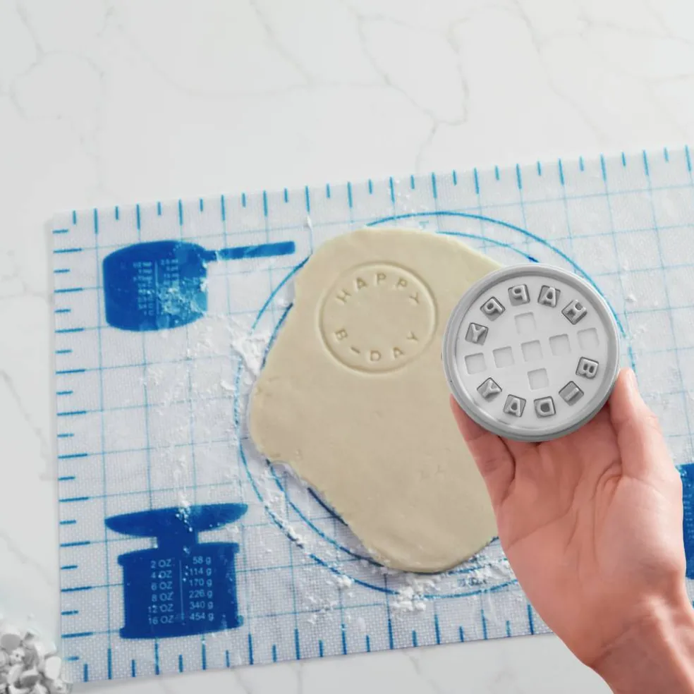 Alphabet & Number Cookie Embosser Kit by Makery™