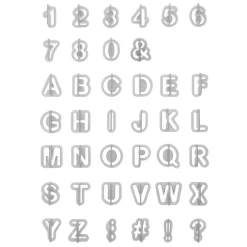 Alphabet & Number Cut Out Set by Makery™