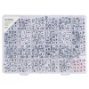 Alphabet Square Beads, 7mm by Bead Landing™