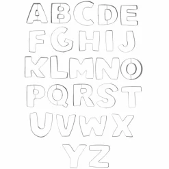 Alphabet Stainless Steel Cookie Cutter Set by Celebrate It®