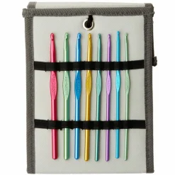 Aluminum Crochet Hook Set in Carry Case by Loops & Threads®