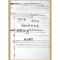 Amanti Art Framed Fabric Pinboard Passing Notes Printed Bulletin Board for Use as a Vision Board or Wall Organization