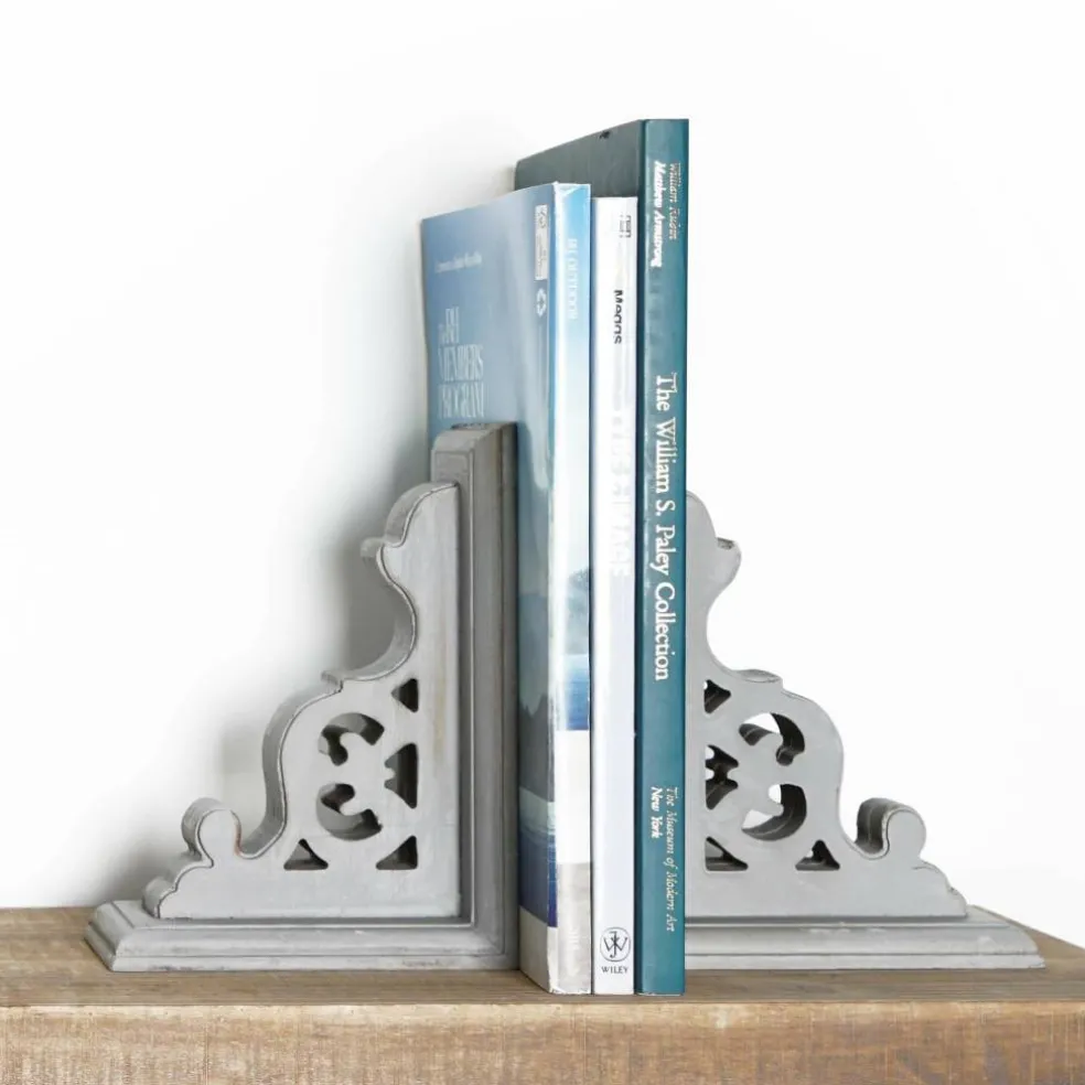 American Art Décor™ 8" Vintage Decorative Wood Bookends, 2ct.