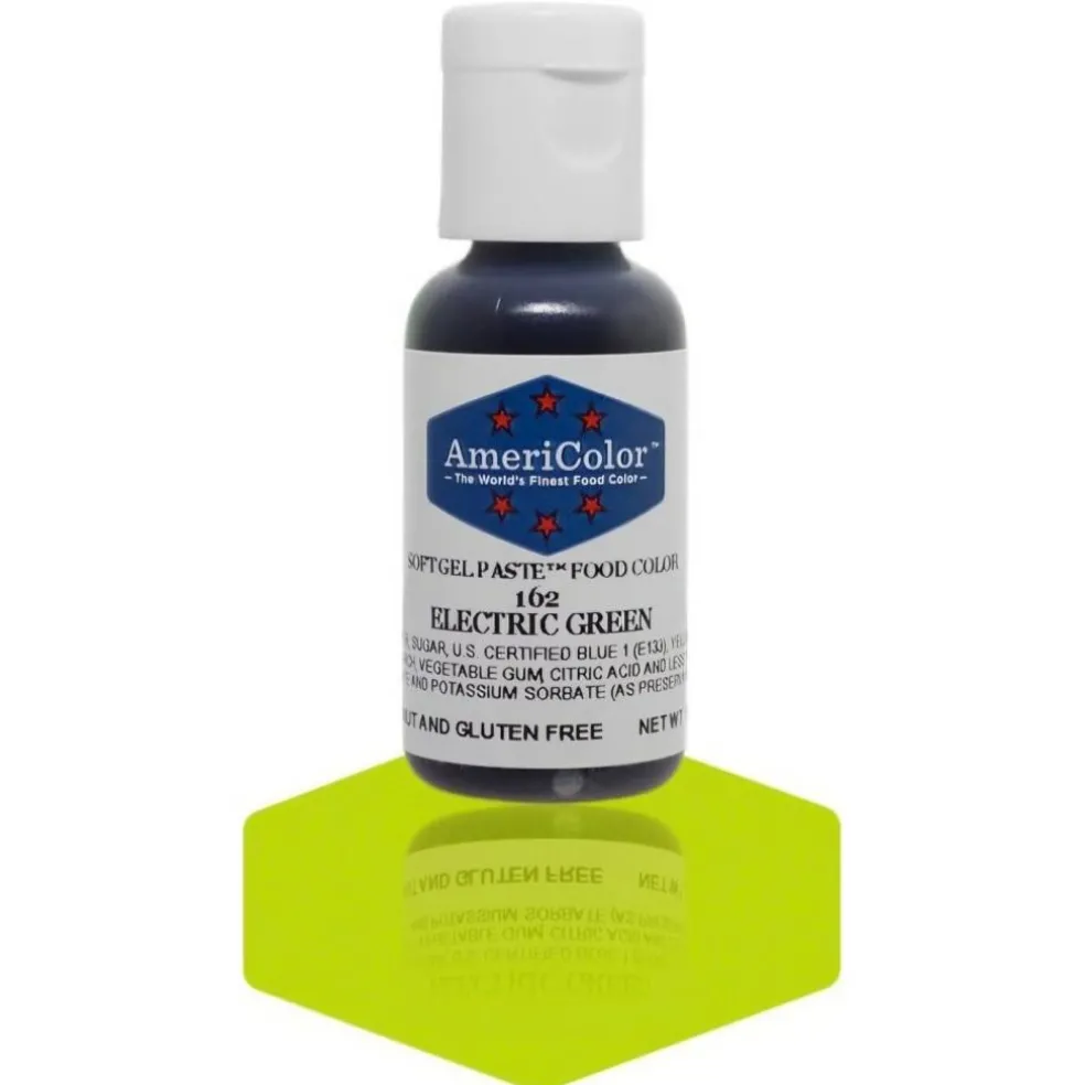 Americolor Soft Gel Paste Food Coloring .75 Electric Green