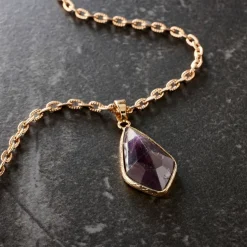 Amethyst Drop Pendant by Bead Landing™