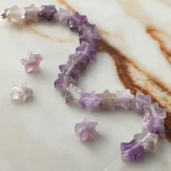 Amethyst Star Beads, 7.5mm by Bead Landing™