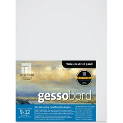 Ampersand Gessobord - 9" x 12", 1-1/2" Cradled